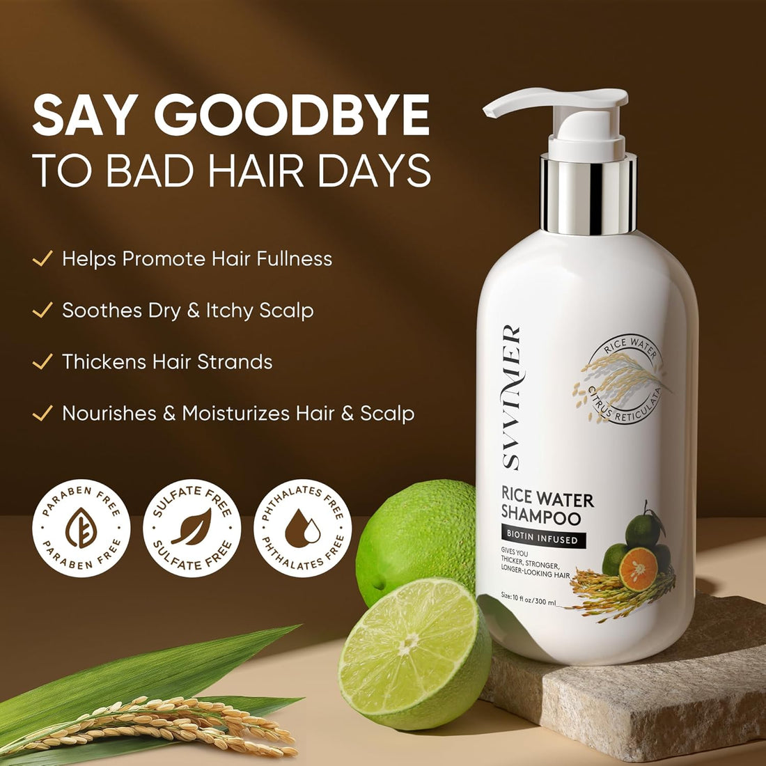 Rice Water for Hair Growth Shampoo