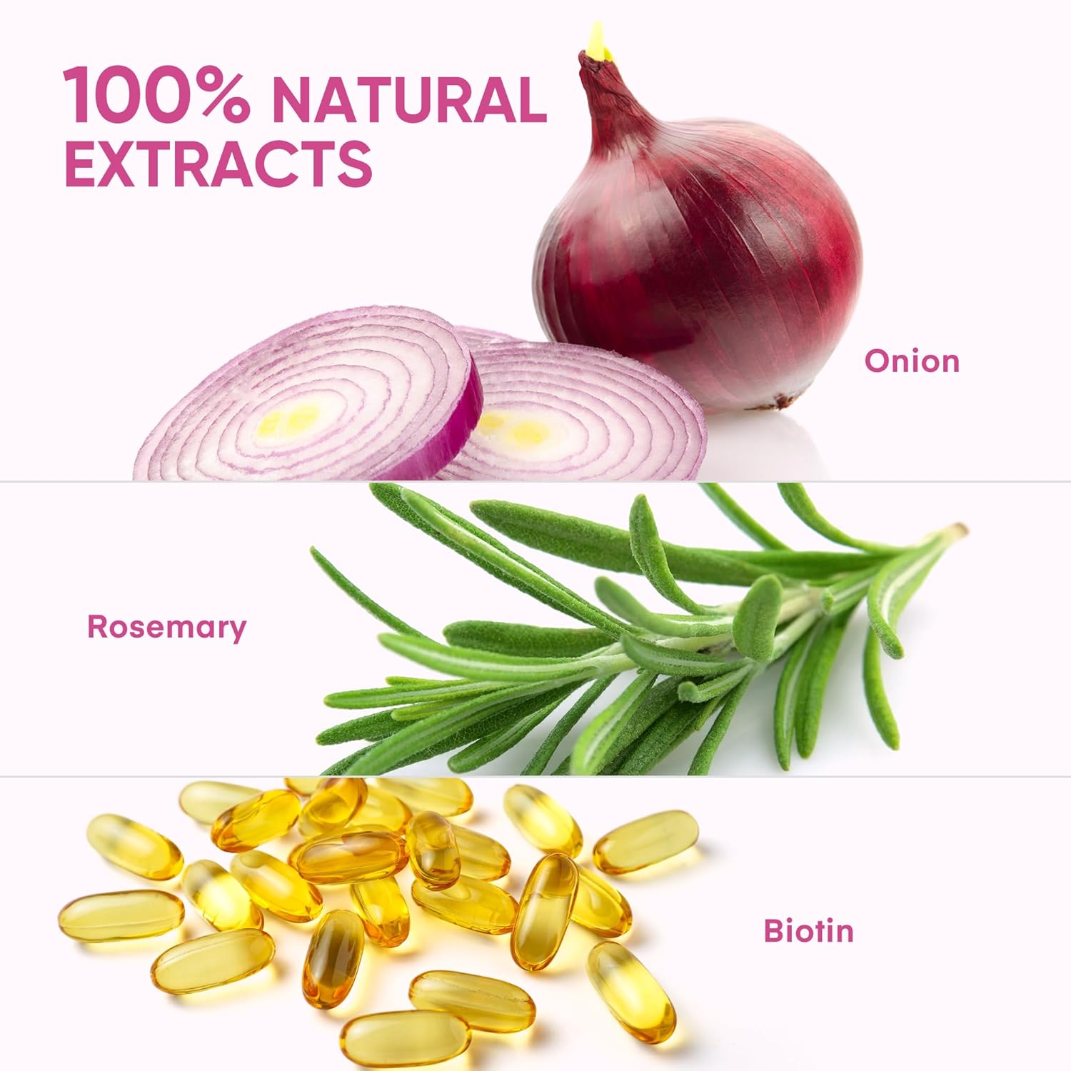 Svvimer Onion Rosemary and Biotin Shampoo - Hair Growth Shampoo for Hair Loss and Thinning